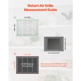 thumbnail image 2 of VEVOR Return Air Filter Grille Fits W24 x H18 In Duct Opening Vent Cover Filter Grill, 2 of 9