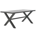 thumbnail image 4 of Safavieh Core Modern Aluminum Outdoor Dining Table, Gray, 4 of 10