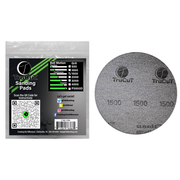 TruCut Sanding Pads | 1500 Grit | 5" Diameter
