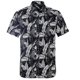 thumbnail image 3 of Camisas con gráficos de hojas y flores para hombre, ropa con estampado 3D, camisas hawaianas de playa, blusas Y2K de manga corta, ropa vintage, blusa con solapa, 3 of 5