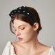 thumbnail image 5 of Diadema de mujer elegante con diseño personalizado de flores, accesorios para sombreros para mujeres y niñas, 5 of 5