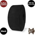 thumbnail image 3 of ELW Buffalo Hide Leather Strap 5-6 oz 1.25 Inch x 60 InchColor Black Leather Strips for Crafts, Leather Bag Straps, Leather for Belt Making, Leather Crafting, Blank Leather, Tooling Leather Roll, 3 of 4