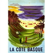Trademark Fine Art "La Cote Basque" Canvas Art by Villemont, 24x32