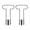A002- B, variant on 2 Pcs 304 Stainless Steel T - Shaped Fruit Corers, Apple Pear Coring Tool with Sharp Blades for Kitchen, Fruit Prep, Home Cooking, Packed in Kraft Paper Box