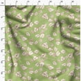 thumbnail image 3 of Soimoi Minky Green Fabric By the Yard - 56 Inch Wide - Leaves Pattern Fabric - Botanical and Elegant Designs for Various Uses Printed Fabric, 3 of 6