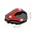 thumbnail image 4 of Motorcycle Kickstand Extension Enlarger Pad Side Stand Support Plate Red Replace for Honda CB500X 2019 2020, 4 of 6