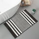 thumbnail image 1 of Alfombra de baño de chenilla: alfombra absorbente absorbente súper suave | Esterilla de baño lavable a máquina Azul marino caqui gris oscuro | 16x24 pulgadas de microfibra de peluche | Soporte para, 1 of 6