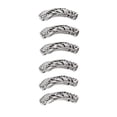 thumbnail image 1 of de Tubo Curvo de Aleación Hueca de 4 / 6x para de Brazalete de DIY - 6 PC 4.8cm-2 Gloria Cuentas de tubo curvo de aleación, 1 of 9