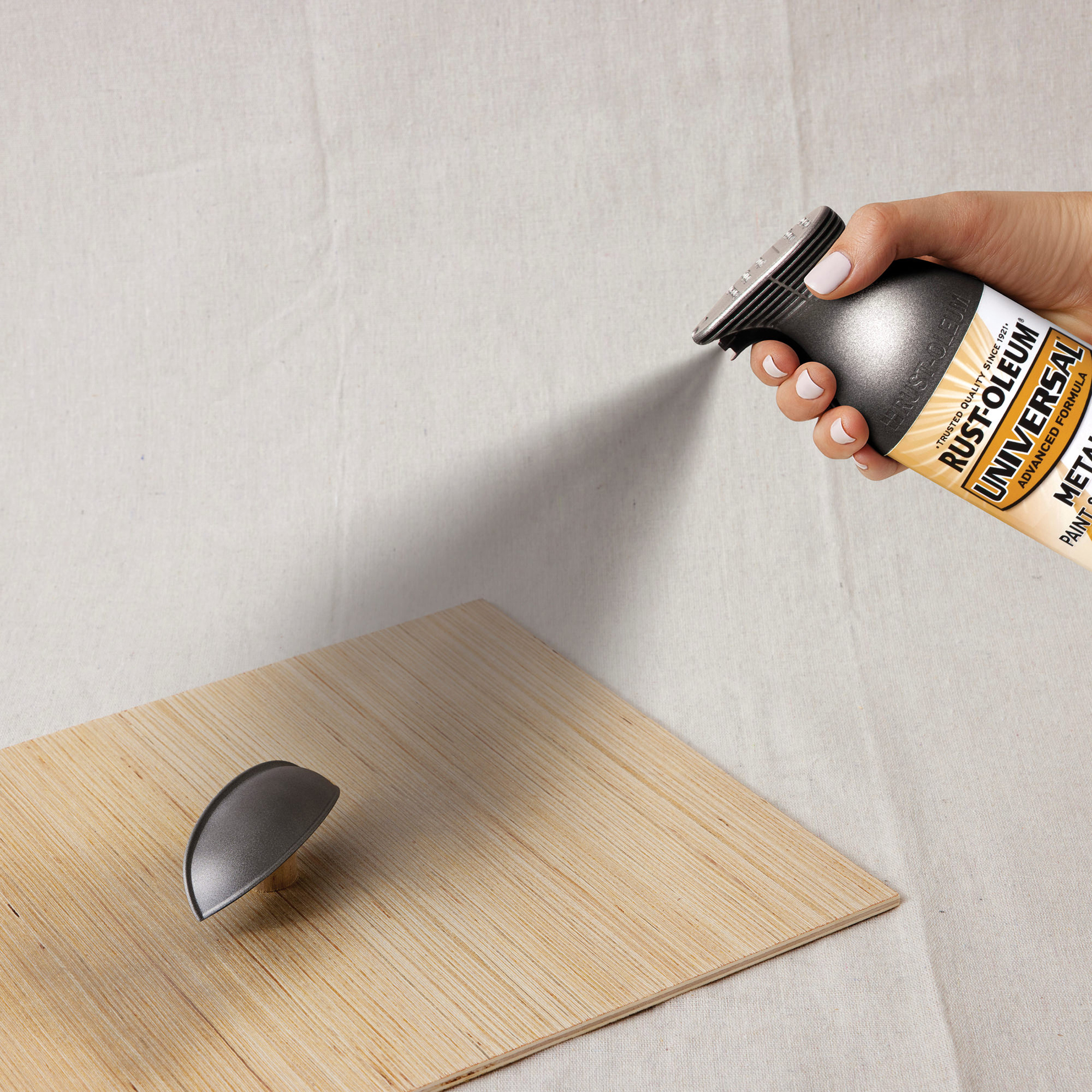 6 Pack, Antique Nickel, Rust-Oleum Universal All Surface Interior/Exterior Flat Metallic Spray Paint-271474, 11 oz