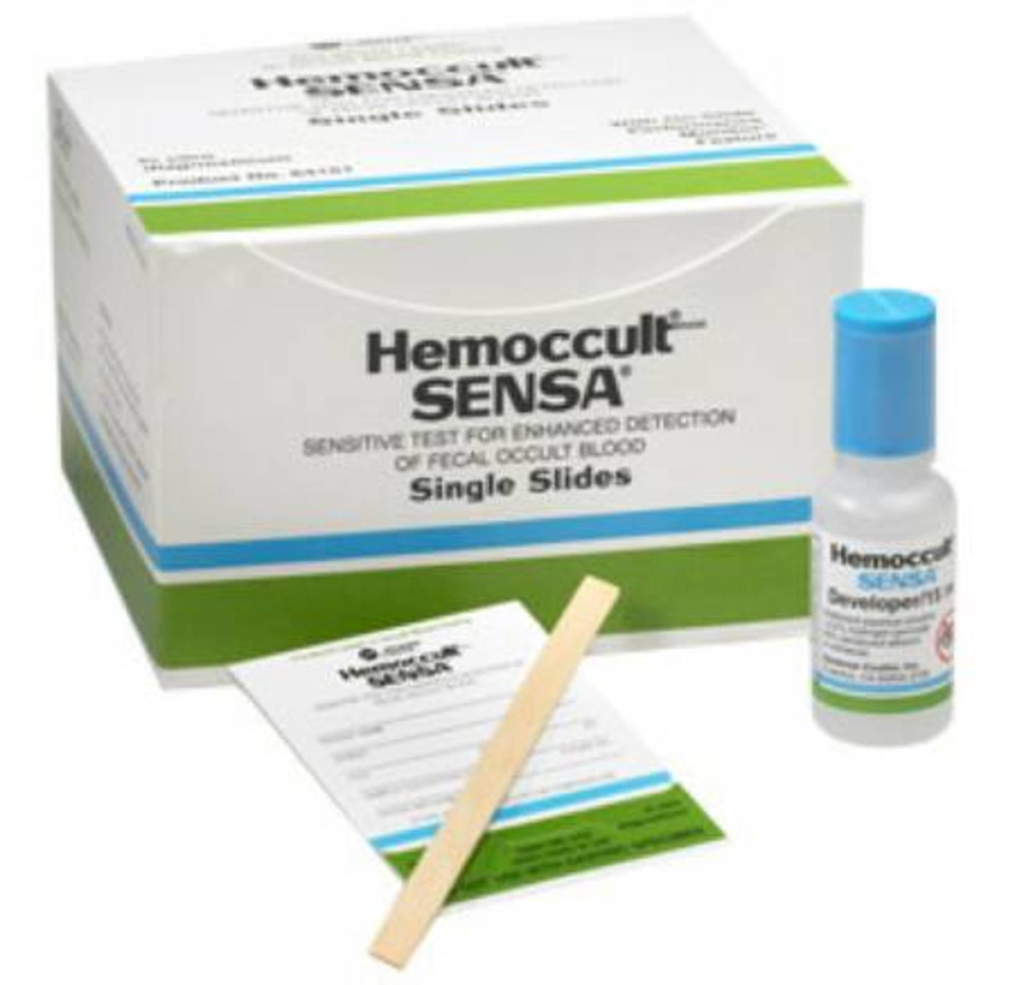 Hemoccult Sensa Rapid Diagnostic Test Kit Single Slides Colorectal