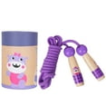 thumbnail image 1 of Corde à Sauter pour Enfants, Manche en Bois Portable, Corde de Saut Réglable, 1 of 9