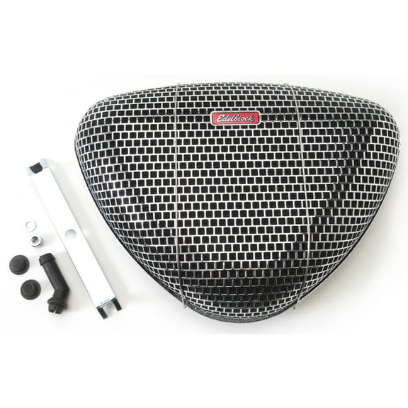 Edelbrock 1002 Pro-Flo 1000 Series Foam Triangle Air Cleaner Chrome Fits select: 1967-1969 CHEVROLET CAMARO, 1969-1986 CHEVROLET C10