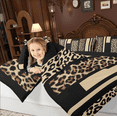 thumbnail image 5 of Feelyou Wheat Cheetah Print Twin Bedding Sets 7-Piece for Women, Fashion Abstract Ombre Bedding Comforter Set, Leopard Wildlife Reversible Sheet Sets, Ultra Soft Bedroom Decor, 5 of 9