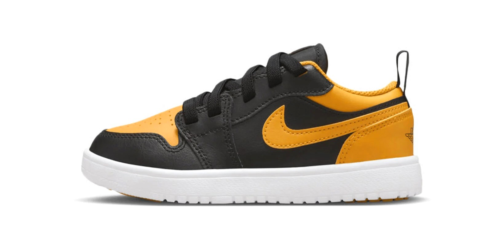black and yellow jordan 1