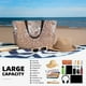thumbnail image 5 of Easygdp Leopard Brown Bolsa de Viaje de Playa de Gran Capacidad, Bolsa Tote Perfecta para la Playa, Escapadas de Fin de Semana y Viajes, 5 of 7