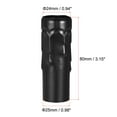 thumbnail image 3 of Uxcell 3 Inch Tall E14 Iron Candle Shape Socket Covers for Chandelier Black 10 Count, 3 of 7