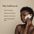 thumbnail image 4 of Pari Satiss White Jade Gua Sha Facial Tool for Face & Neck, Lymphatic Drainage Massager, 4 of 8