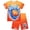 Basketball, variant on Boys Pajamas 2 Piece Soft Comfy PJs T-shirts and Shorts Set Summer Sleepwear for Kids 3-10 Years-Fire Truck
