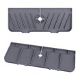 thumbnail image 3 of SAYOO Protector contra salpicaduras para fregadero de cocina, alfombrilla de secado envolvente de silicona reutilizable a prueba de salpicaduras para fregadero, encimera, negro/gris/naranja SAYOO  Diaria, 3 of 8