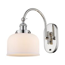 Innovations Lighting 918-1W-13-8 Bell Sconce Bell 13" Tall Wall Sconce - White