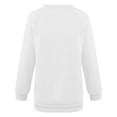 thumbnail image 4 of Aboser Valentine Shirts for Women Long Sleeve Heart Print T Shirt Casual Round Neck Tops Valentines Day Sweatshirt for Womens Comfy Loose Holiday Blouse, 4 of 5