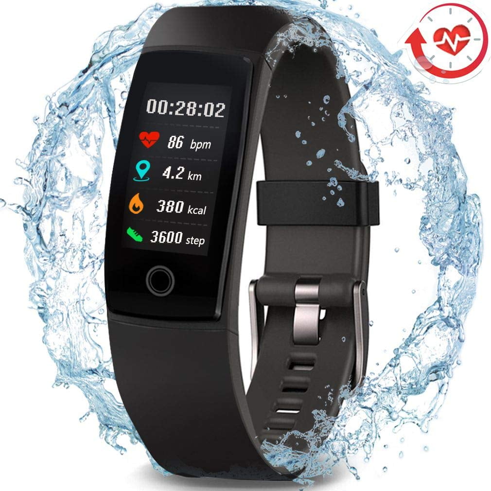 MorePro - MorePro Waterproof Fitness Tracker, Activity Health Tracker with Heart Rate Blood