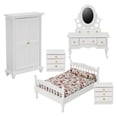 thumbnail image 1 of Ensemble de Meubles Miniatures, 5 Pcs 1/12 Maison de Poupée Miniature Installation Facile, 1 of 8