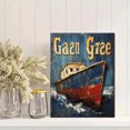 thumbnail image 2 of Qisvanset 12x16 Inch 2D Flat Framed Canvas Art, Vintage Insect Tree Botanical Rustic Farmhouse Home Wall Art, 2 of 5