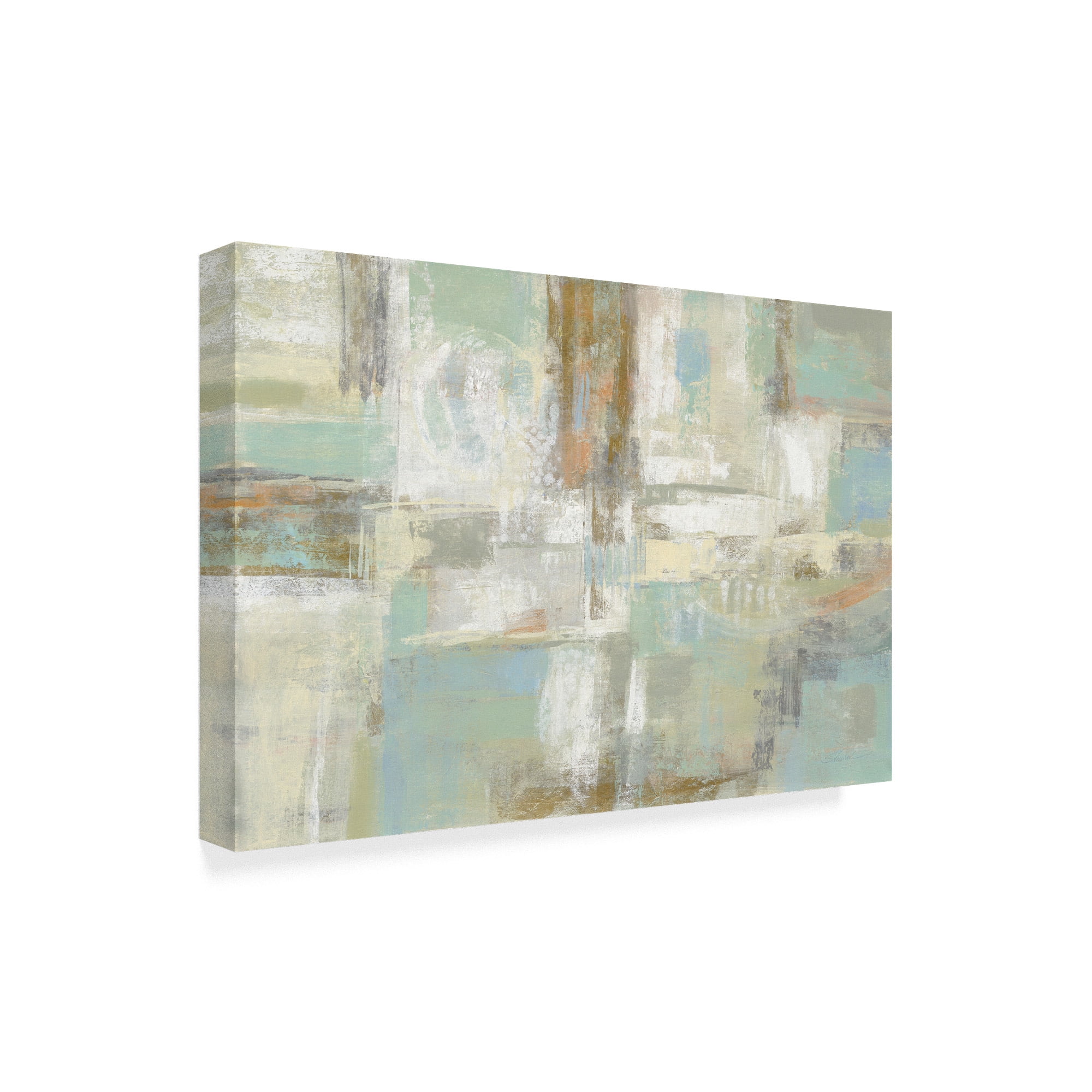 Trademark Fine Art 'Shades of Celedon' Canvas Art by Silvia Vassileva