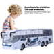 thumbnail image 5 of Juguete de autobús de aleación de simulación, modelo de autobús de aleación fundida a presión, juguete de coche con luz y música para niños, niños y niñas, blanco, 5 of 5