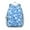 Blue Dog Paw, variant on Cartoon Corgi and Coffee Backpack for School,Cute School Bag,Schoolbag with Adjustable Shoulder Straps & Padded Back,15"x11.42"x5.5"