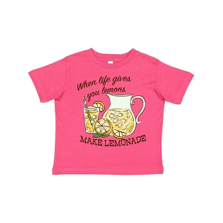 

Inktastic When Life Gives You Lemons Make Lemonade Gift Toddler Boy or Toddler Girl T-Shirt