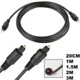 thumbnail image 2 of Digital OD2.2mm Fibre Optical Audio Toslink SPDIF Cable Lead For Surround Sound, 2 of 5