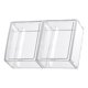 thumbnail image 2 of Caja de presentación Caja de almacenamiento transparente Caja de presentación de perfume transparente acrílica Decoración del hogar para cosméticos 2 capas 27x13.5x31cm / 10.63x5.31x12.2in, 2 of 10