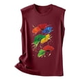 thumbnail image 5 of DailyTrove Women's Colorful Fish Graphic Tank Top - Polyester Casual Summer & Beach Wear, Vibrant for Vacations, 5 of 5