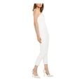 thumbnail image 3 of ADRIANNA PAPELL Womens White Short Sleeve Evening Jumpsuit Size: 10, 3 of 4