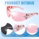 thumbnail image 3 of Gafas de sol Ovveroche Y2K Shield Wrap Around UV400 para mujeres y hombres, 3 of 7