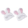 thumbnail image 3 of Milisten 2Pcs Plush Pet Hat Cat Caps with Rabbit Ears for Winter Activities and Owners, 3 of 6
