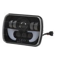 thumbnail image 3 of Square LED Headlight, IP67 Waterproof High Brightness 90W Anti Glaring Motorcycle Rectangle Headlamp  For Car, 3 of 8