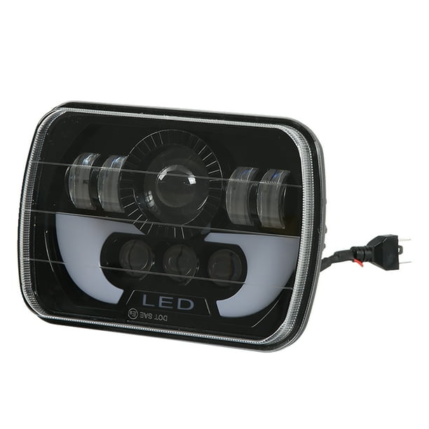 Faro cuadrado para motocicleta, faro LED cuadrado de 5 x 7 pulgadas, faro LED rectangular, faro LED rectangular, diseño personalizado