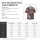 thumbnail image 5 of Fotbe Mushrooms Snails Butterflies Camisa Estampada de Manga Corta para Hombre, Casual de Verano, Estilo Playero, Sin Arrugas-Large, 5 of 5