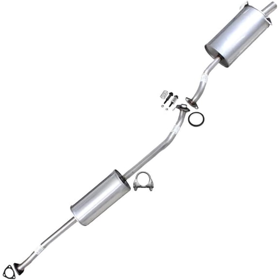 Northeastern Exhaust Stainless Steel Resonator & Muffler Exhaust System Kit Fits 2007–2009 Honda CR-V 2.4L – Direct Fit