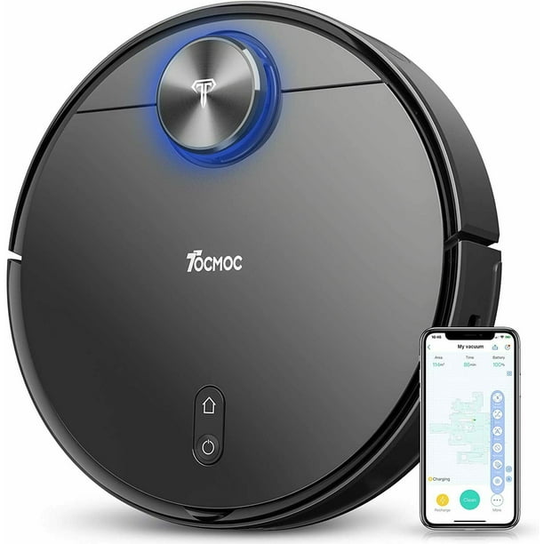 TOCMOC Lidar Robotic Vacuum Cleaner, 3000Pa Suction, 5G WiFi