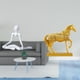 thumbnail image 2 of Estatua de caballo con pensamiento abstracto creativo, figura decorativa, escultura única, adorno para entrada, dormitorio, regalo de inauguración de, 2 of 8