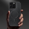 thumbnail image 4 of For iPhone 16e/17e Case Compatible with MagSafe, Luxury Slim Shockproof Protective Cover with Leopard Print & Carbon Fiber Texture, Magnetic Phone Case for Women and Men,B, 4 of 10
