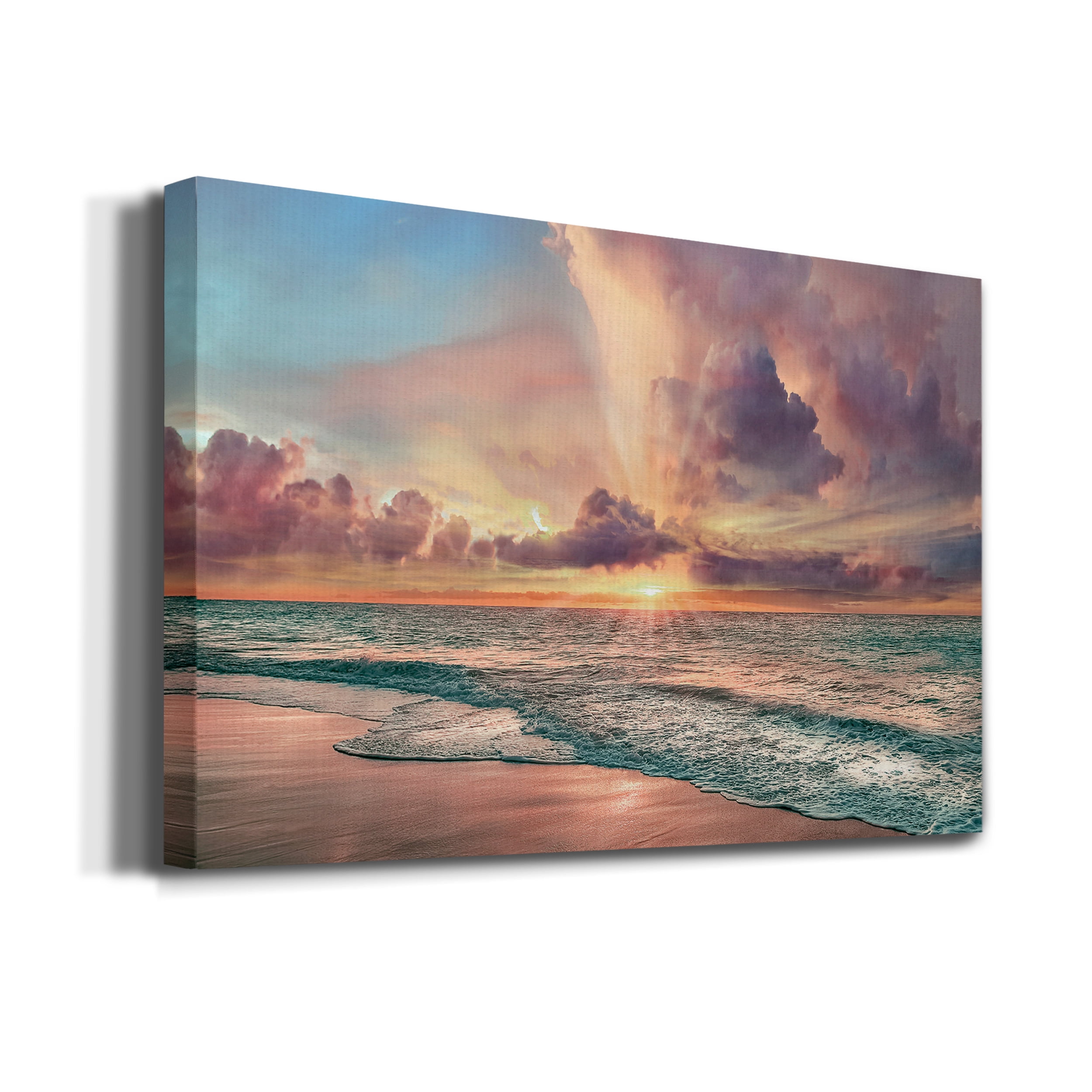 Copper Beach Premium Gallery Wrapped Canvas - Ready to Hang - Set of 2 - 12 x 18 Each