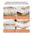 thumbnail image 6 of Pumpkin Sunflower Bed Skirt King Size 16 Inch Drop, Eucalyptus Fall Thanksgiving Farmhouse Wrap Around Dust Ruffle Bedskirts, Wrinkle & Fade Resistant Easy Fit Bedskirt with Adjustable Elastic, 6 of 8
