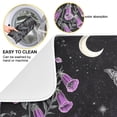 thumbnail image 2 of Yayeee Dish Drying Mat for Kitchen Counter 16"x18" Microfiber Absorbent Pad, Gothic Floral Print, 2 of 7