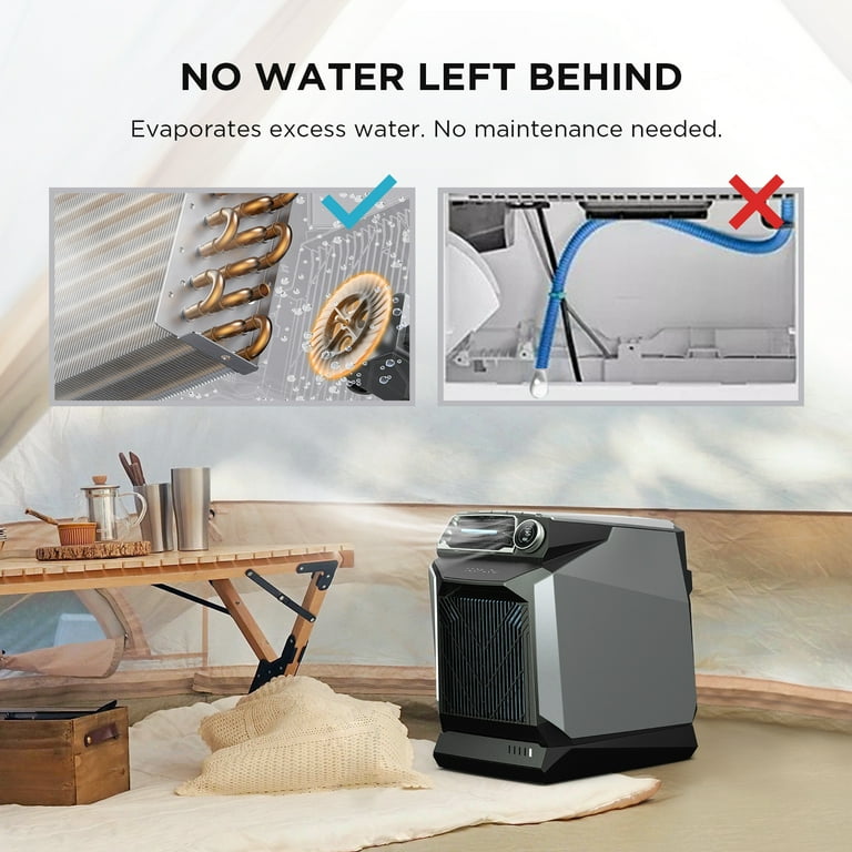 EcoFlow WAVE 4,000 BTU,Portable Air Conditioner for Rooms up to 86