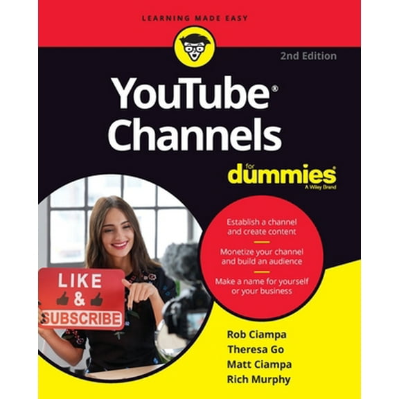 Pre-Owned Youtube Channels for Dummies (Paperback) 1119688051 9781119688051